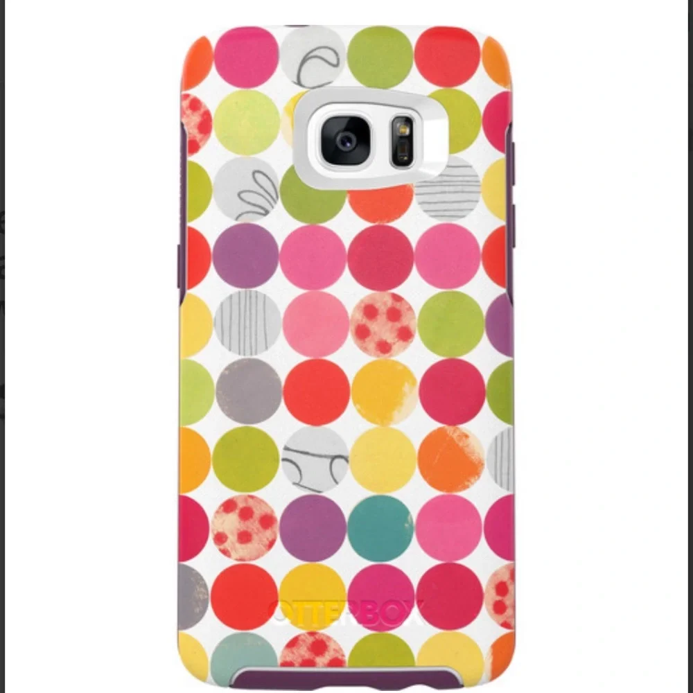 NEW! OTTERBOX Symmetry Series Case Galaxy S7 Edge Gumballs Single-Piece